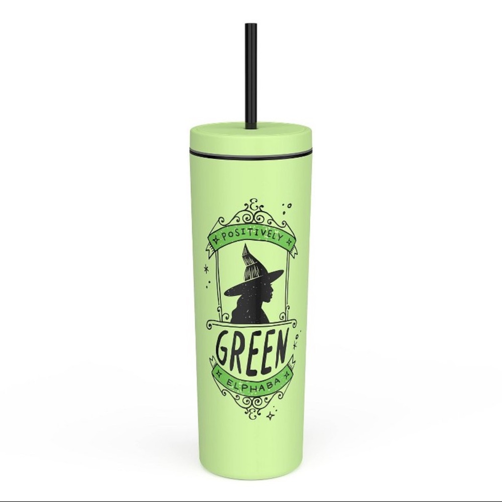Wicked tumbler 23 oz Wicked the movie green tumbler cup Elphaba NEW